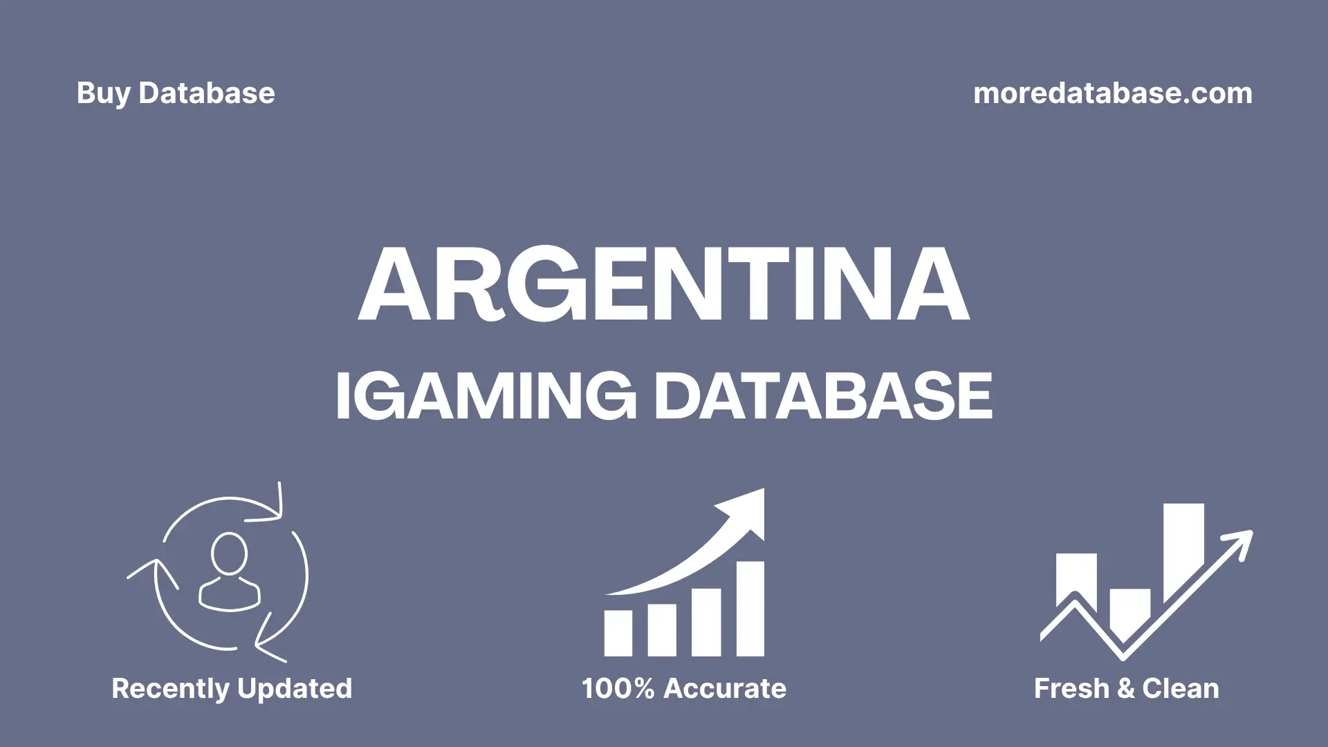 Argentina iGaming Database 1 Million Package