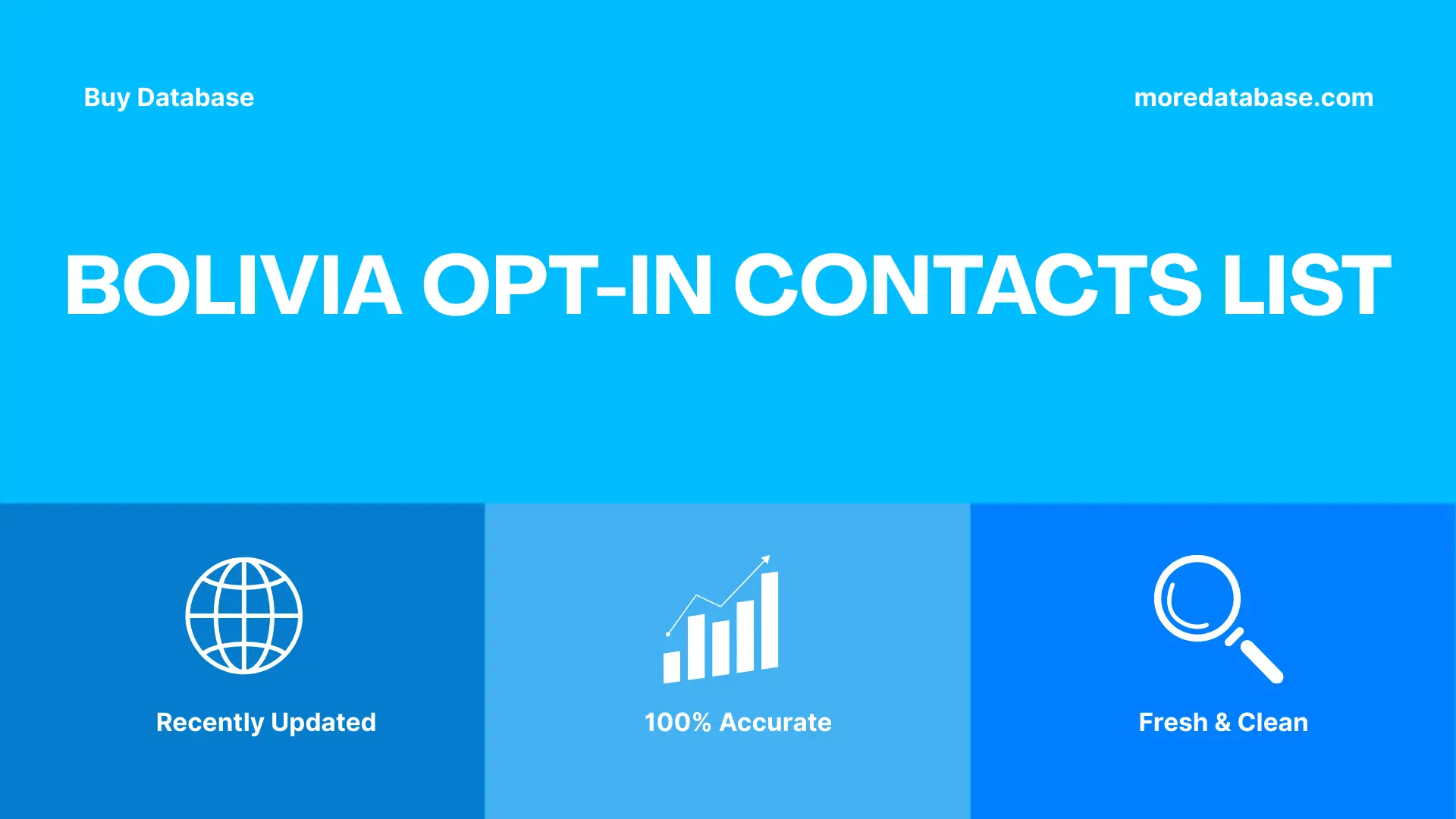 Bolivia Opt-In Contacts List Trial Package