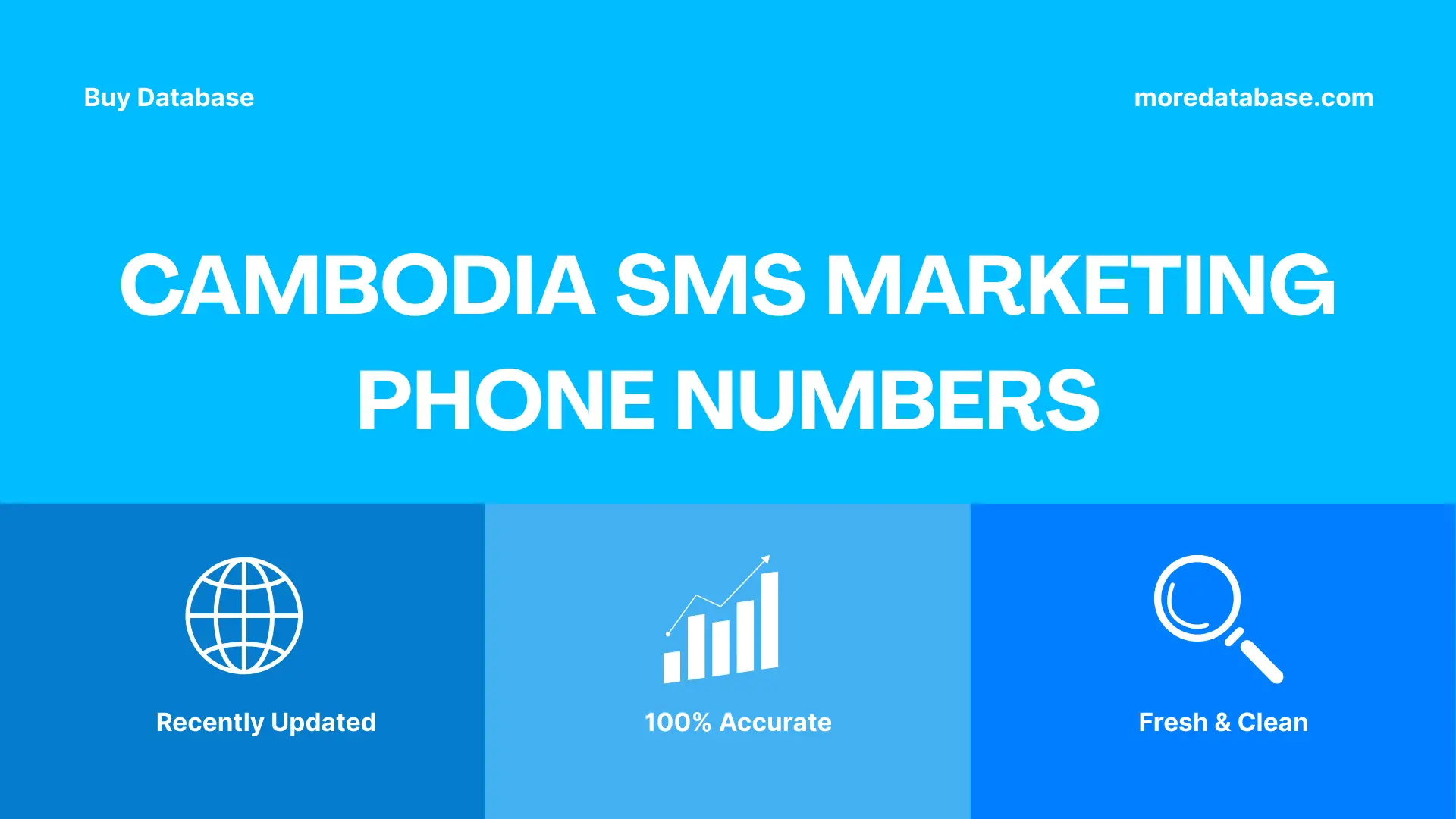 Cambodia SMS Marketing Phone Numbers 100K Package