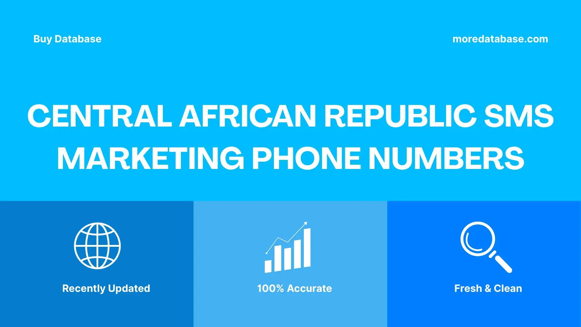 Central African Republic SMS Marketing Phone Numbers 100K Package