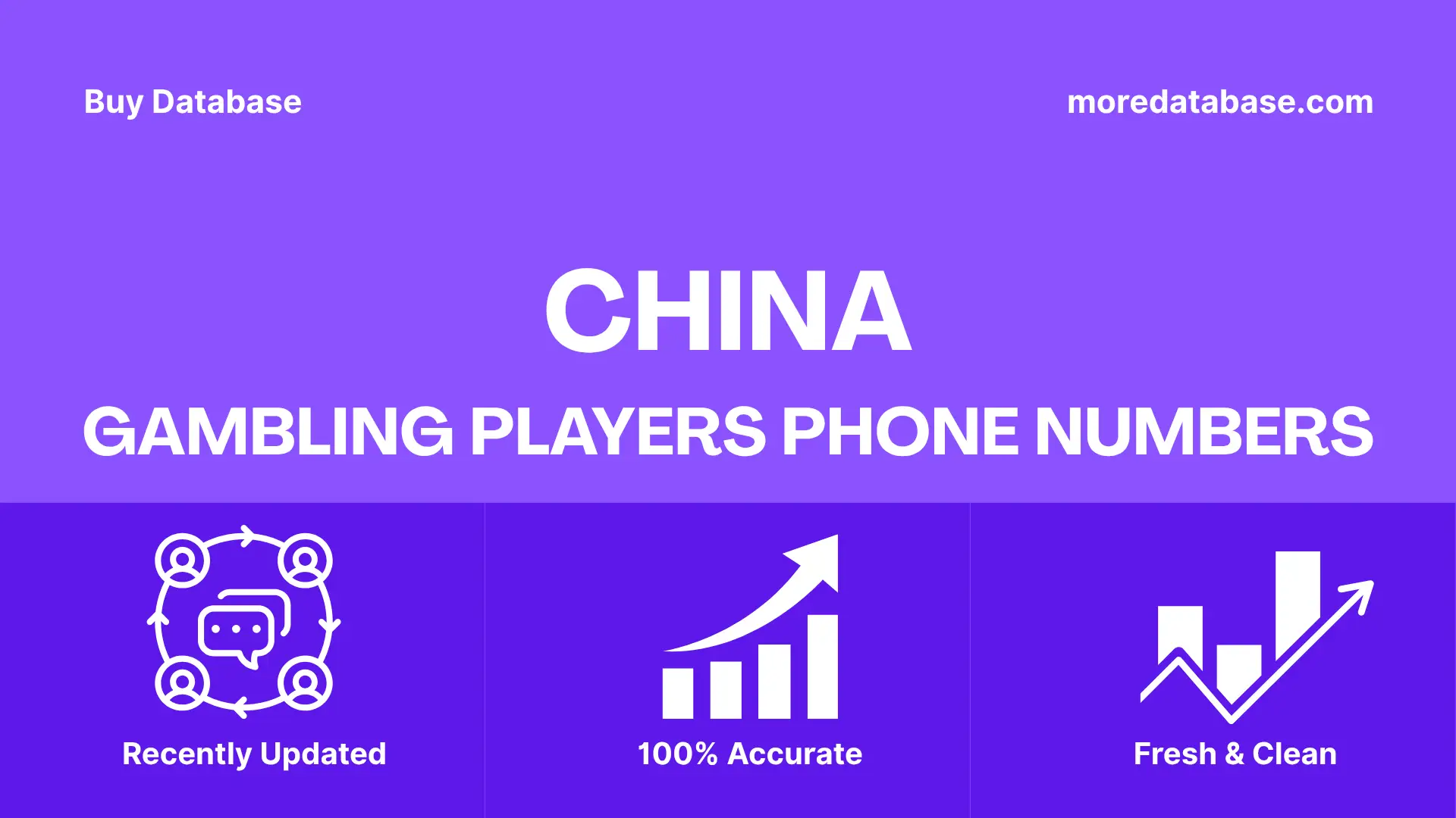 China Gambling Players Phone Numbers 1 Million Data
