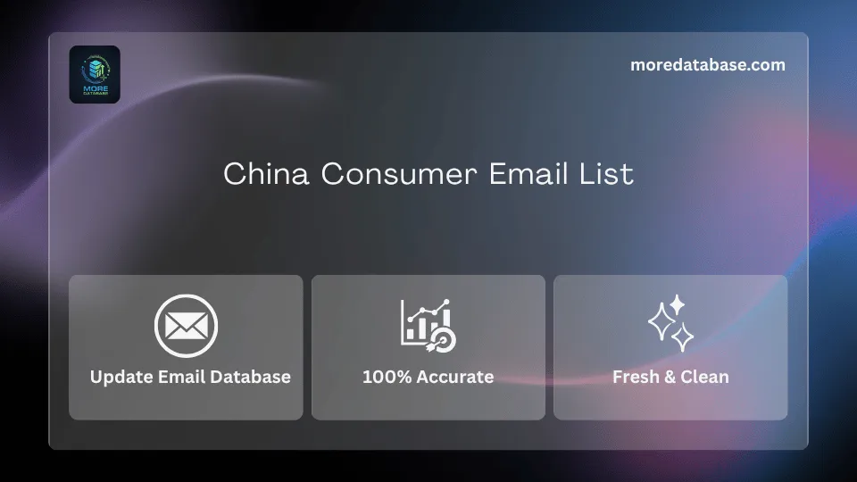 China Consumer Email List