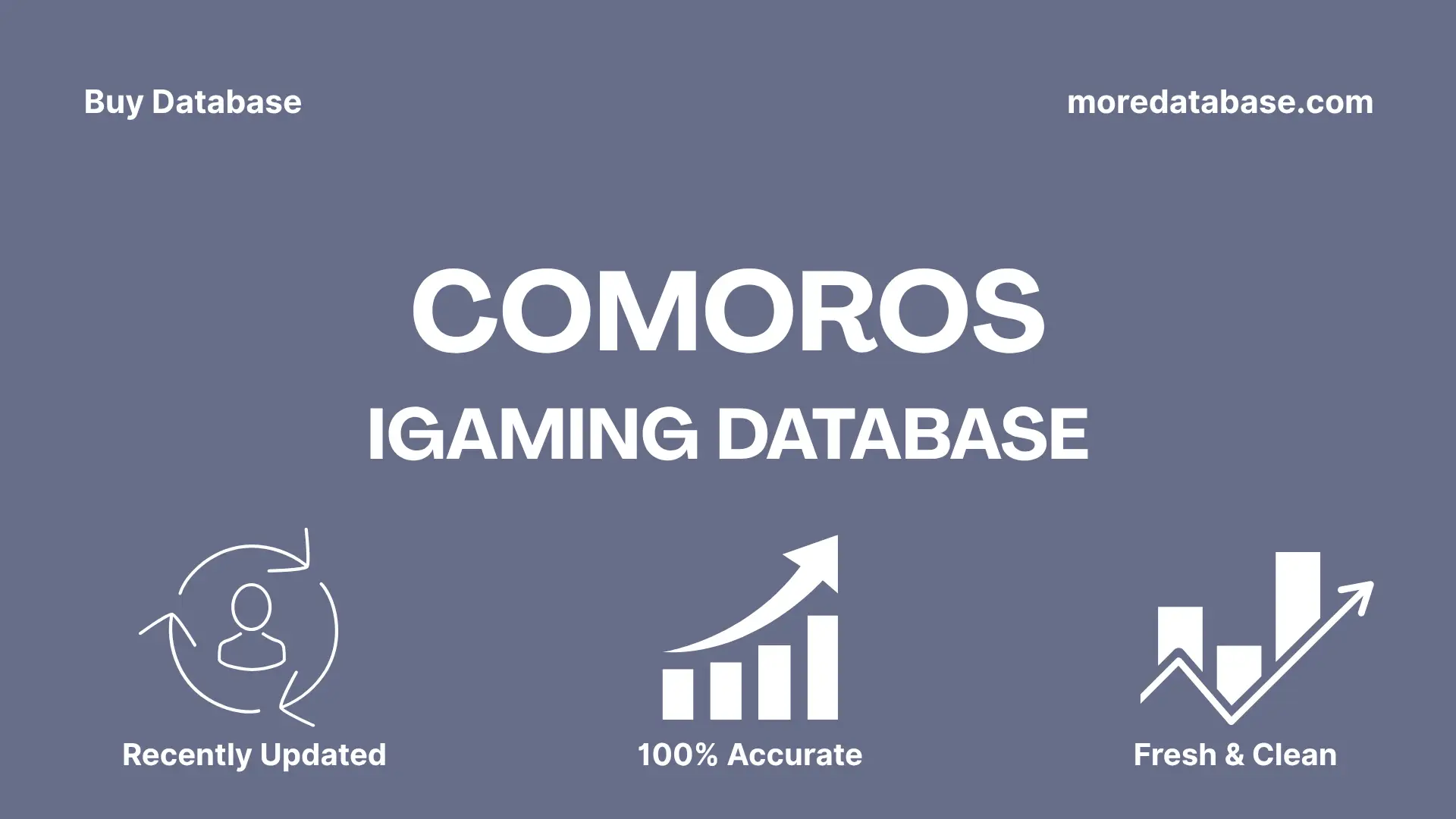 Comoros iGaming Database 1 Million Package