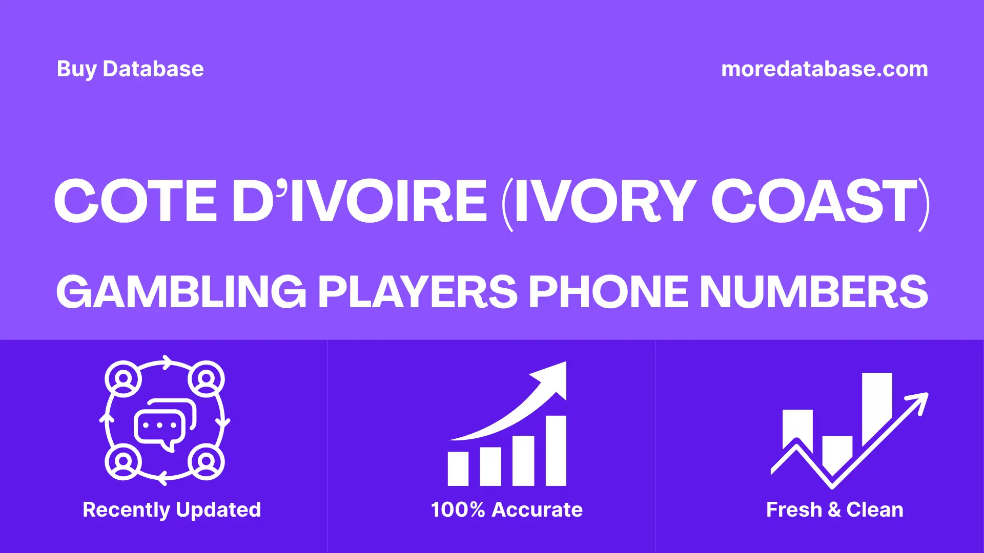 Cote d’Ivoire (Ivory Coast) Gambling Players Phone Numbers 1 Million Data