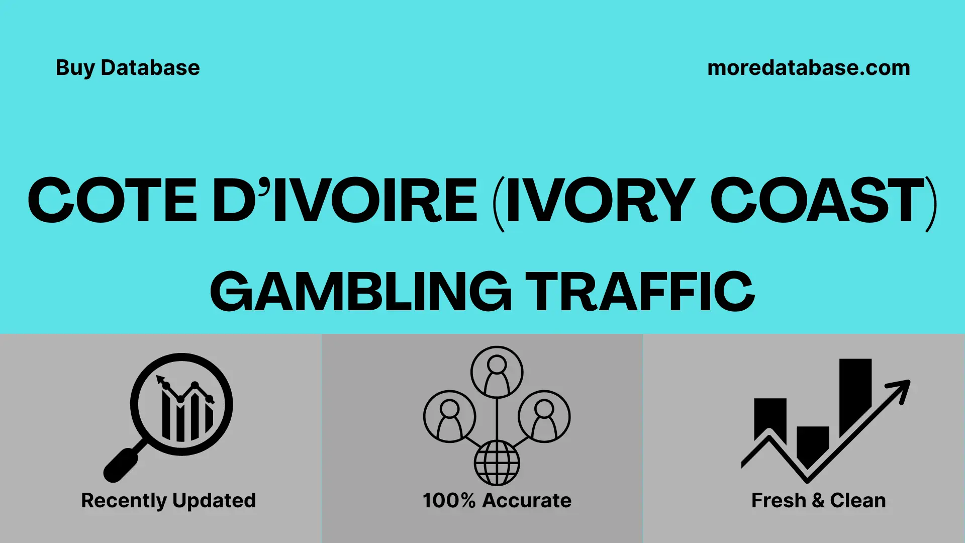 Cote d’Ivoire (Ivory Coast) Gambling Traffic 1 Million Data
