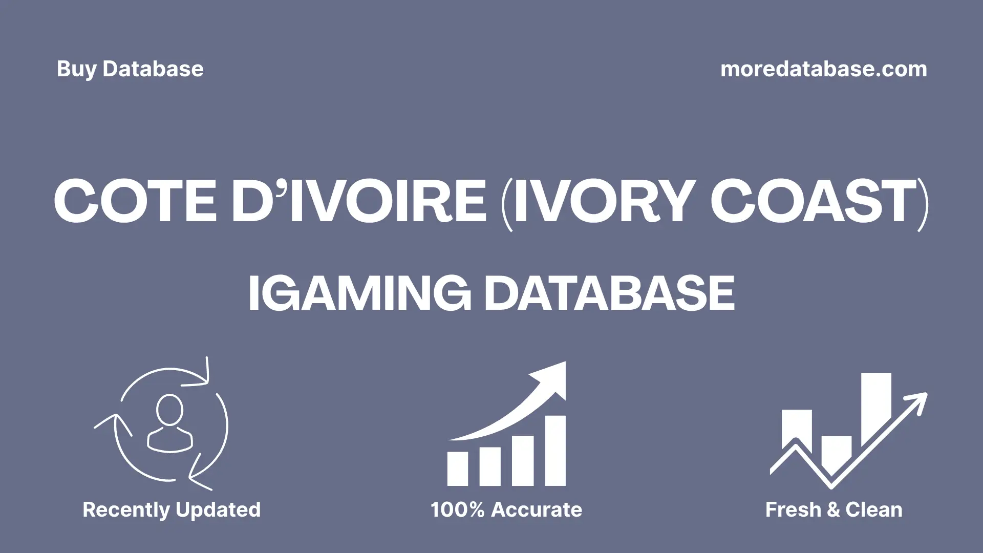 Base de données iGaming de Côte d'Ivoire