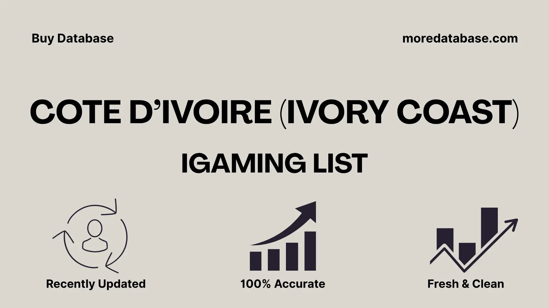 Cote d’Ivoire (Ivory Coast) iGaming List 1 Million Package
