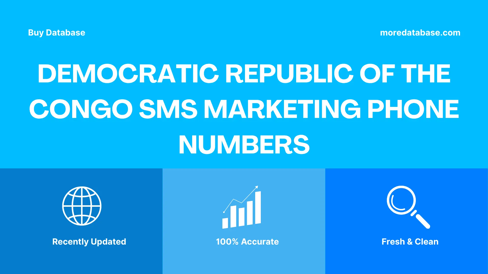 Democratic Republic of the Congo SMS Marketing Phone Numbers 100K Package