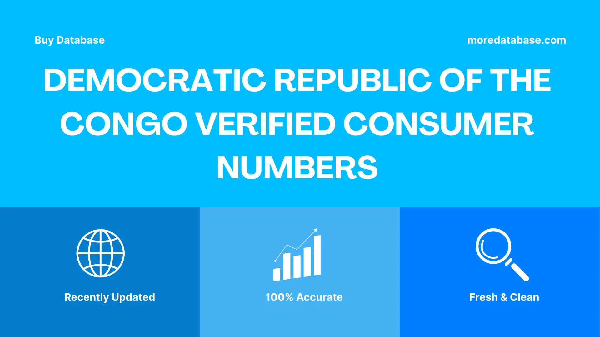 Democratic Republic of the Congo Verified Consumer Numbers Trial Package