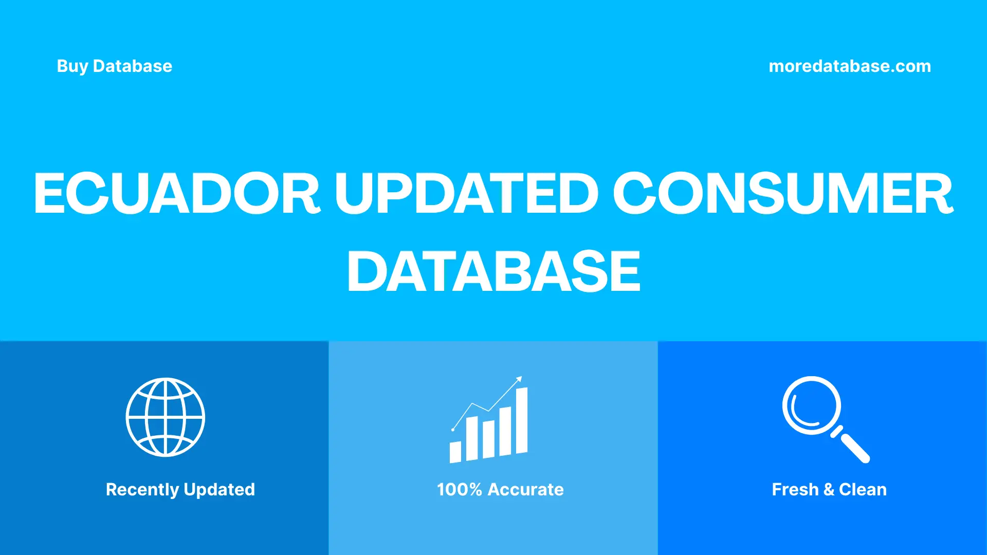 Ecuador Updated Consumer Database 100K Package