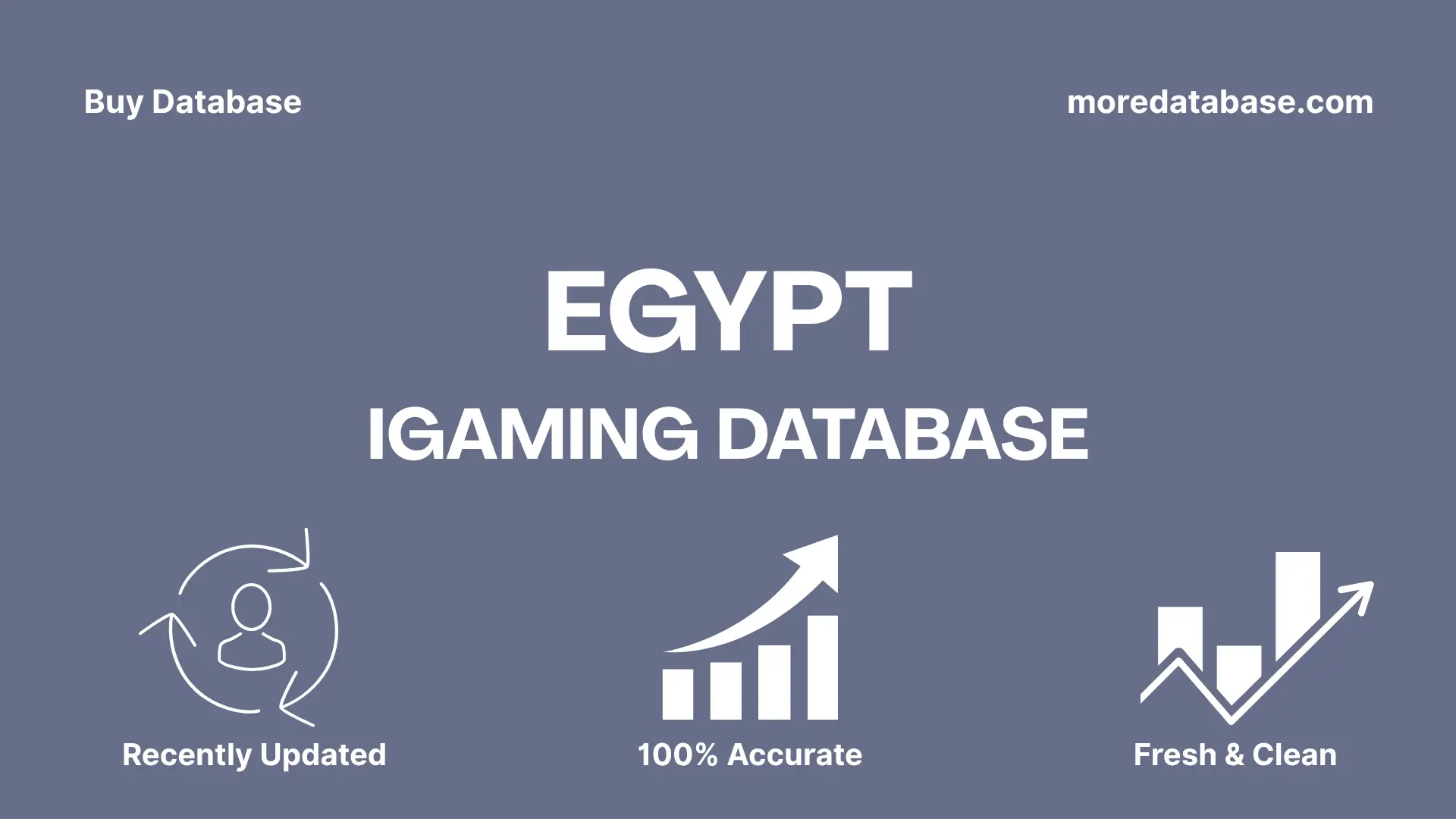 Egypt iGaming Database 1 Million Package