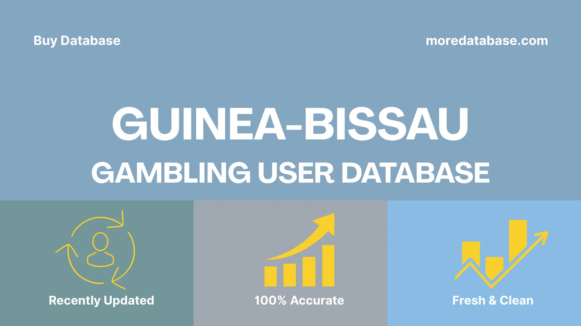 Guinea-Bissau Gambling User Database 1 Million