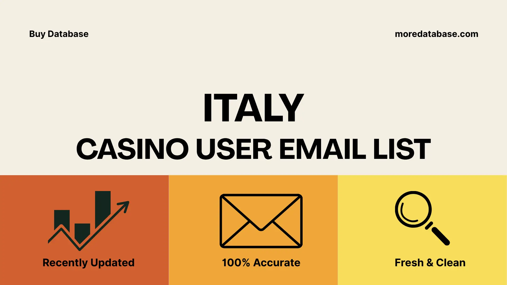 Italy Casino User Email List 1 Million