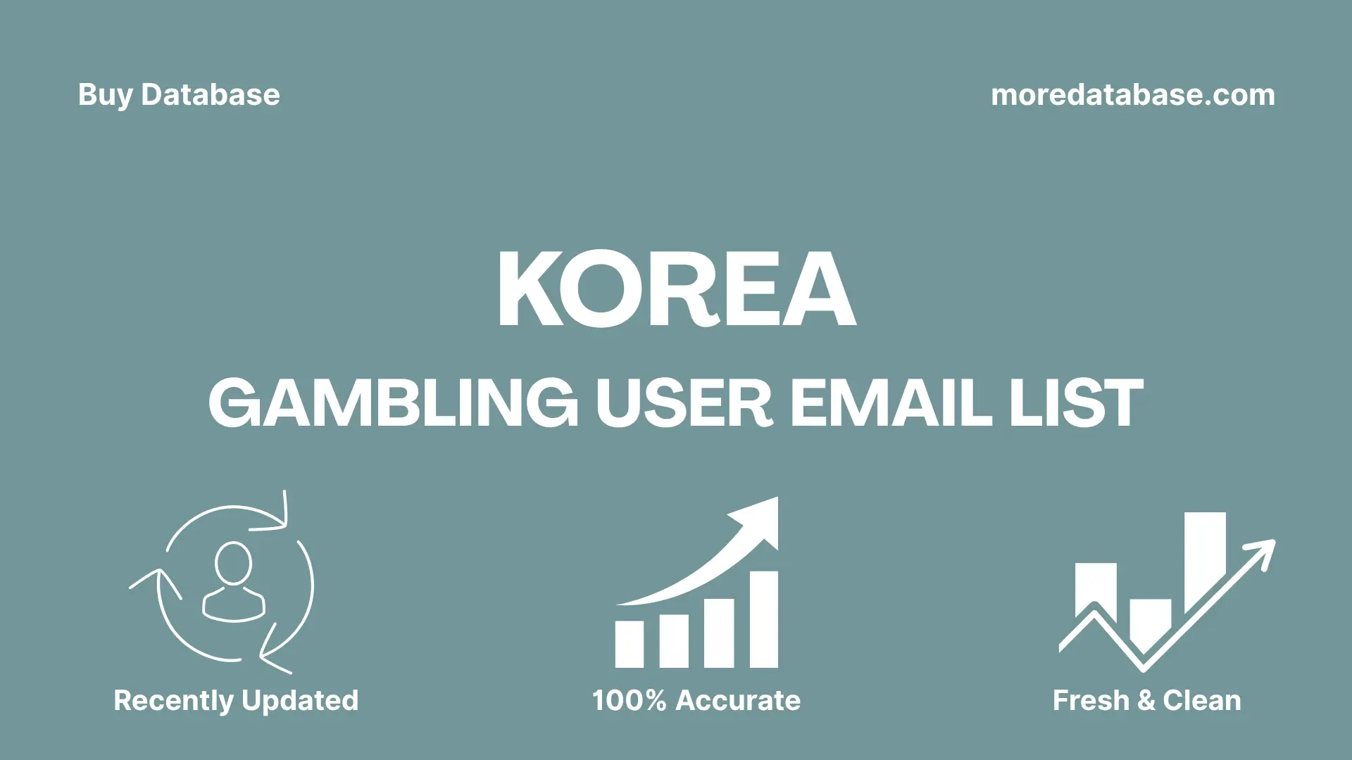 Korea Gambling User Email List 1 Million Data