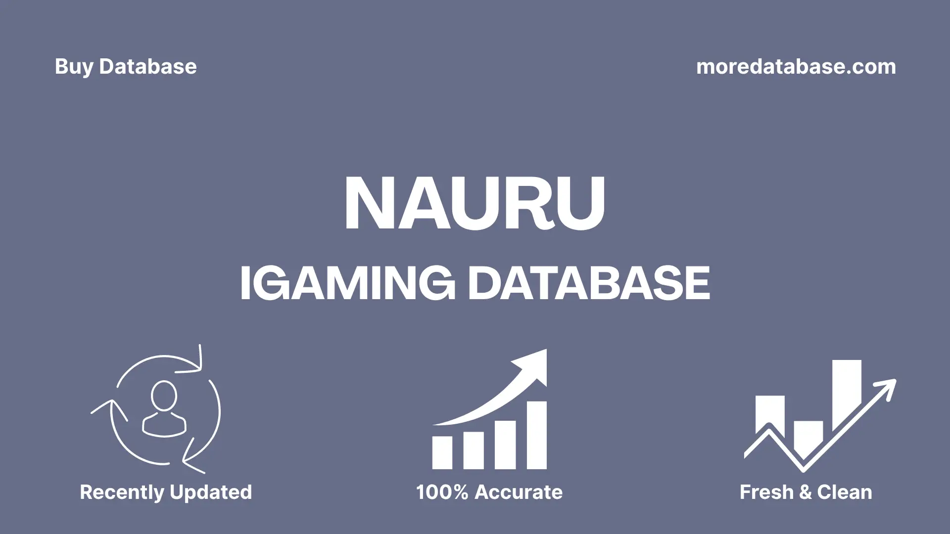Nauru iGaming Database 1 Million Package