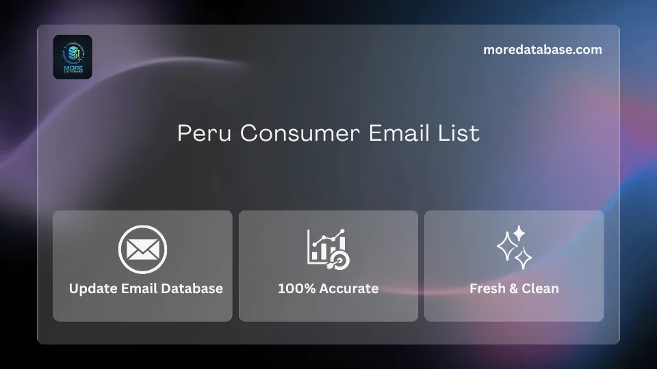 Peru Consumer Email List