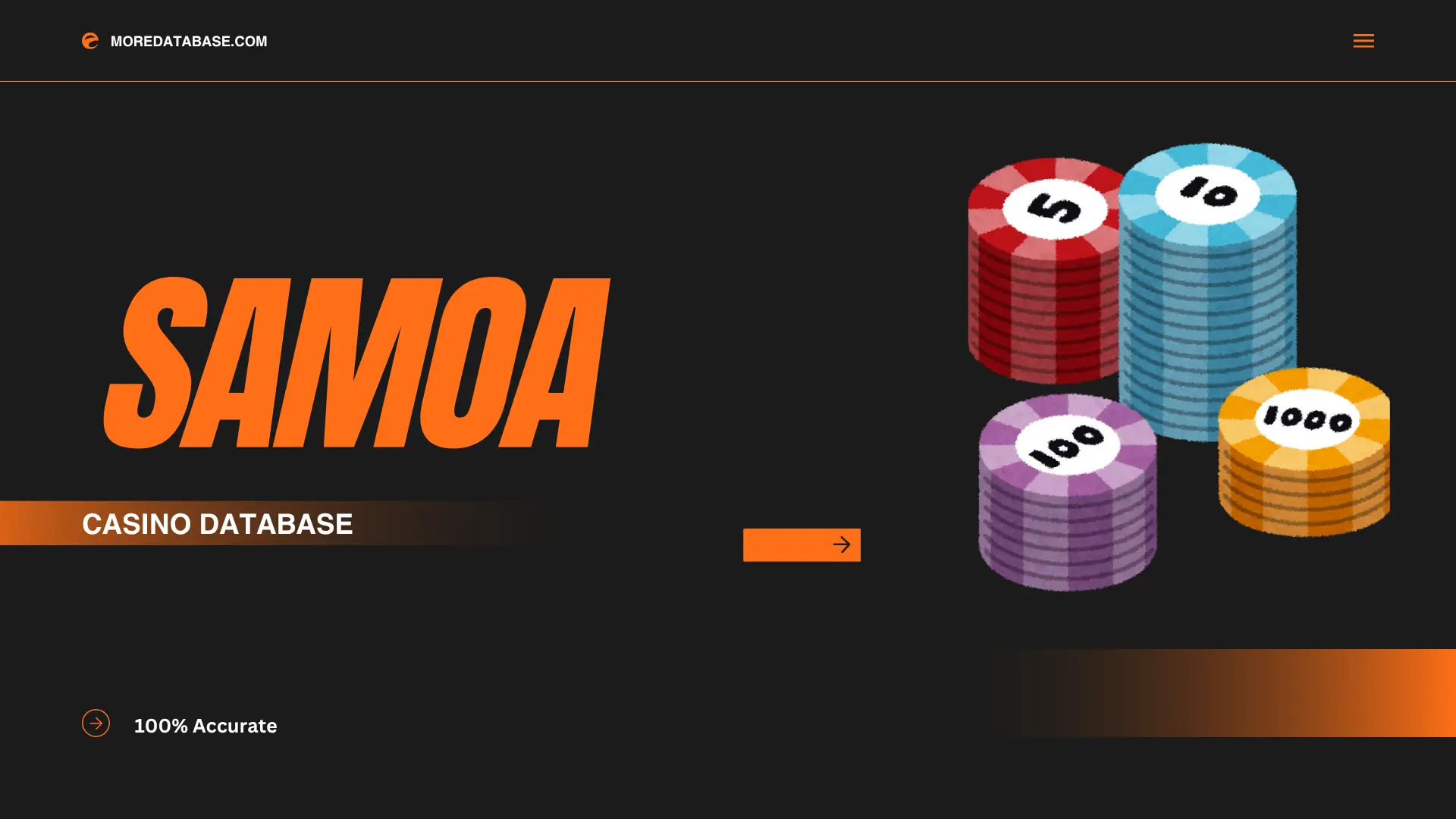 Samoa Casino Database 1 Million