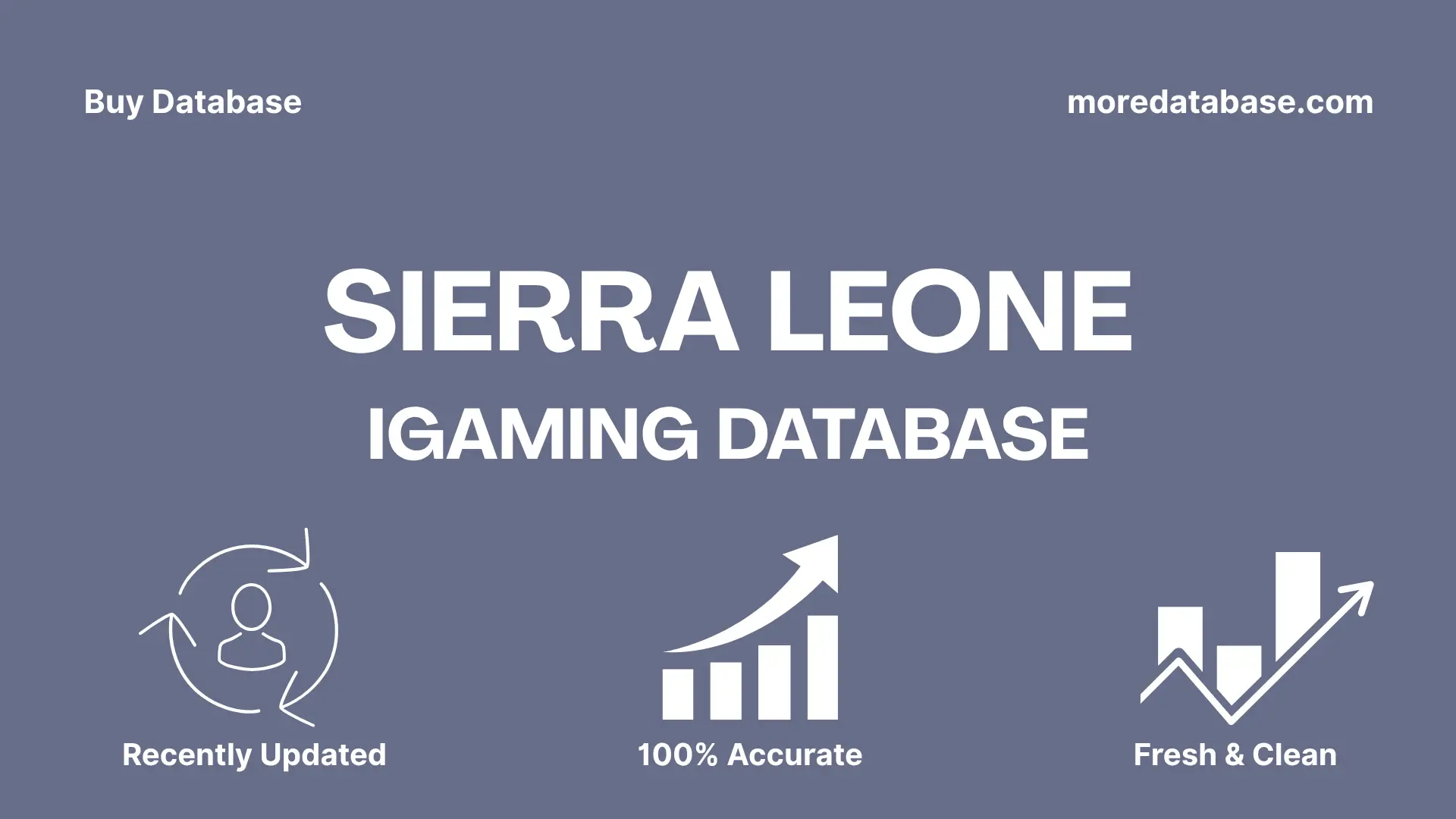 Base de données iGaming de la Sierra Leone