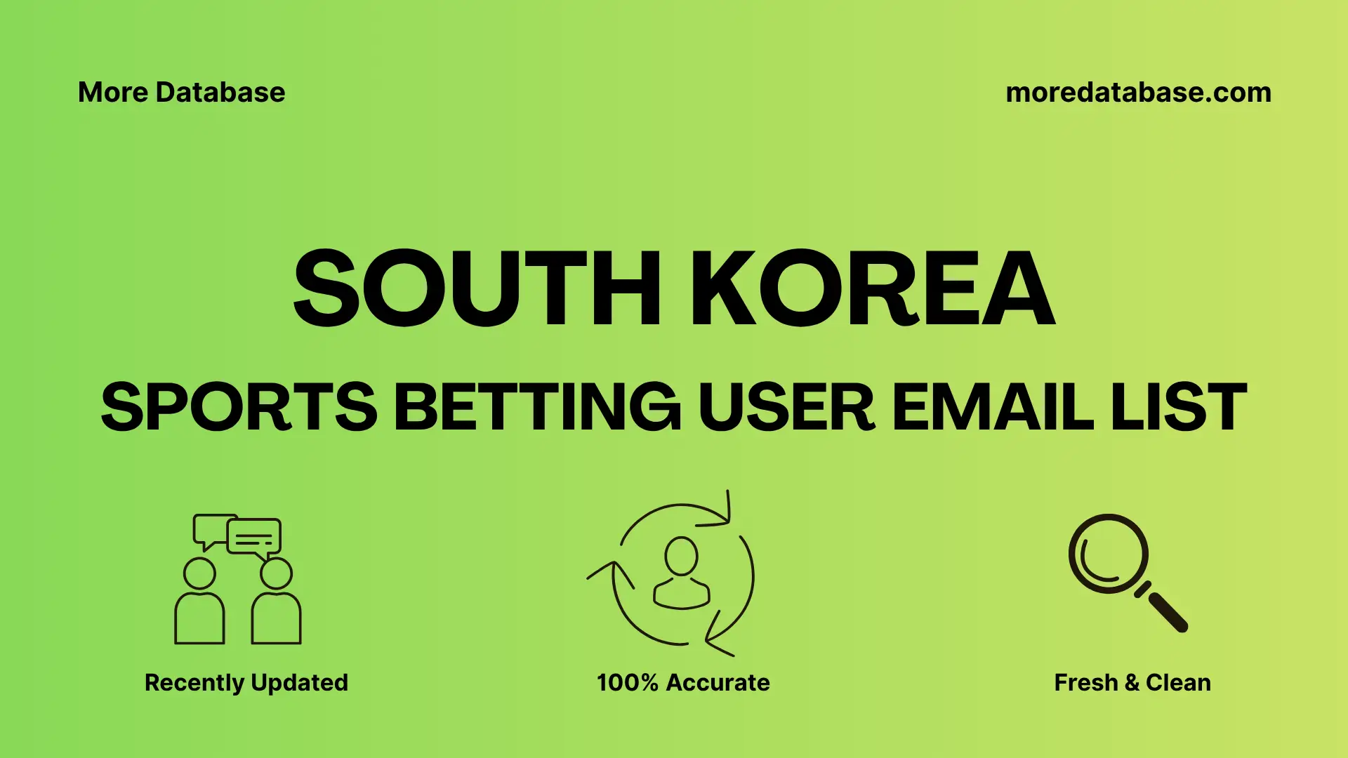 South Korea Sports Betting User Email List 1 Million