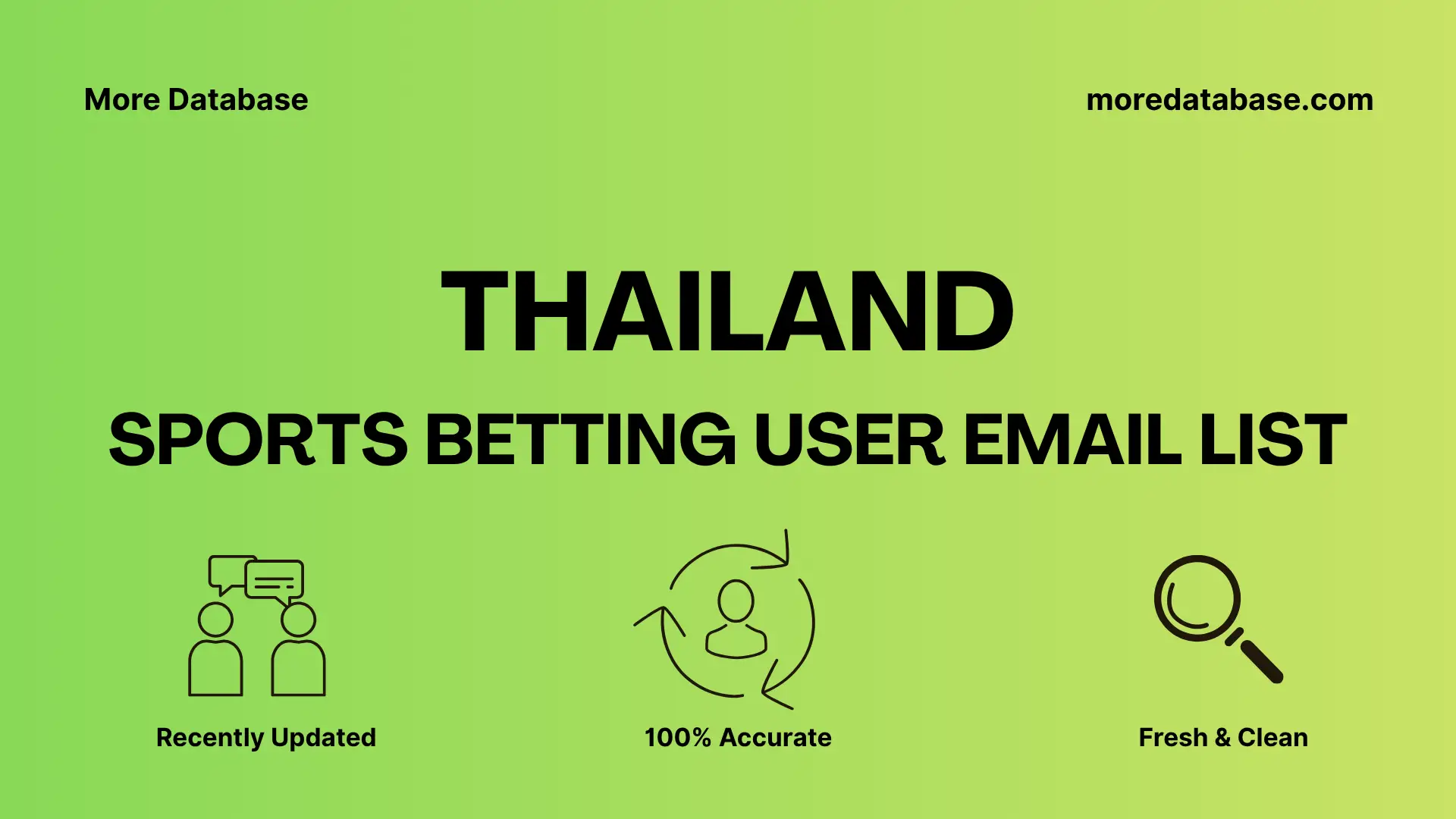 Thailand Sports Betting User Email List 1 Million