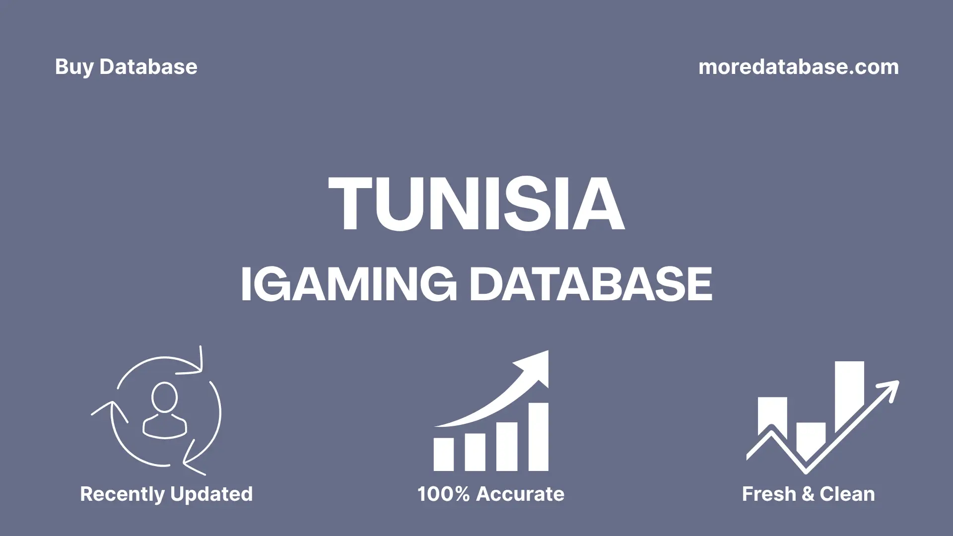 Tunisia iGaming Database 1 Million Package