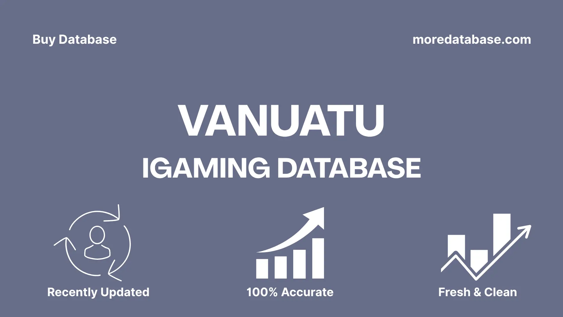 Vanuatu iGaming Database 1 Million Package